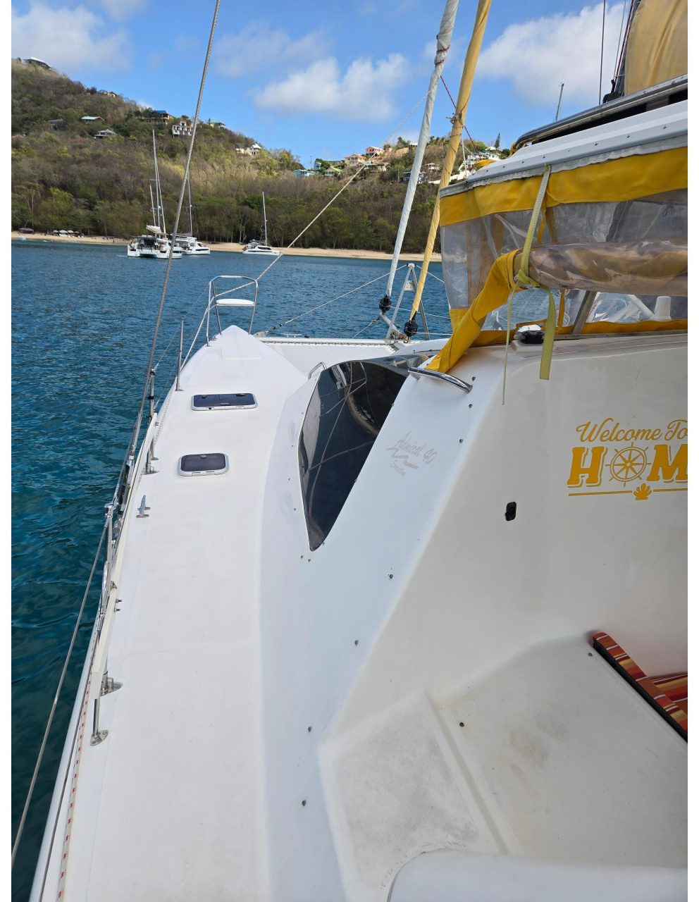 deck, Admiral 40, catamaran for sale