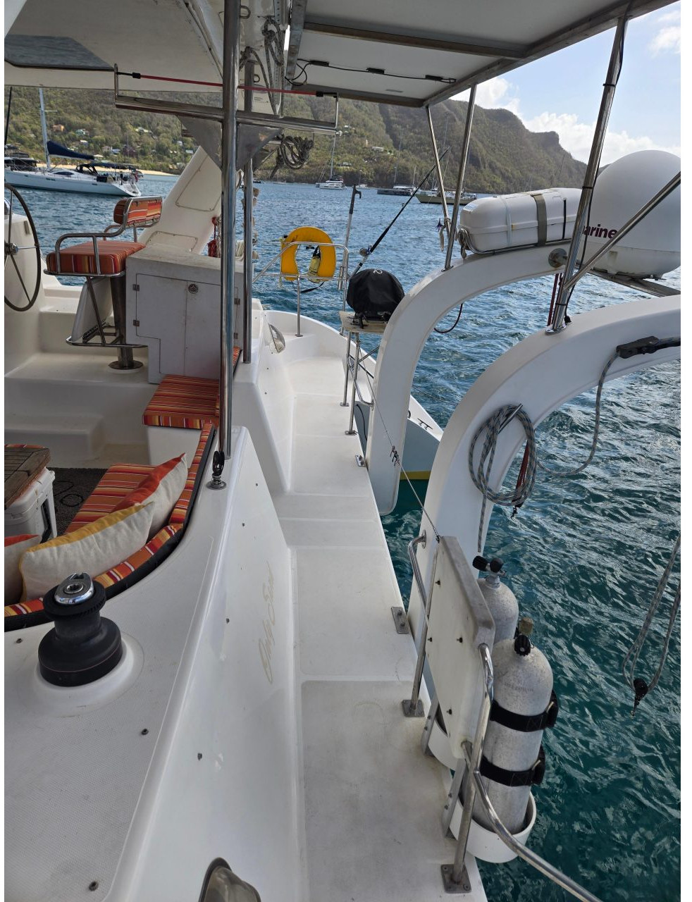 deck, Admiral 40, catamaran for sale