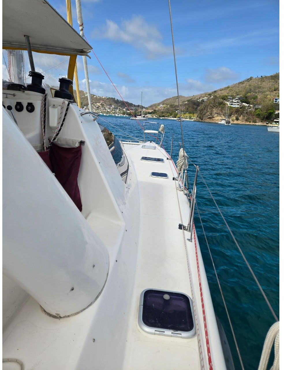 deck, Admiral 40, catamaran for sale