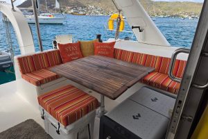 cockpit, Admiral 40, catamaran for sale