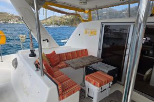 cockpit, Admiral 40, catamaran for sale