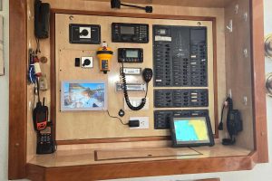 navigation station, Admiral 40, catamaran for sale