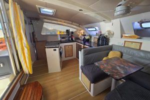 salon, Admiral 40, catamaran for sale