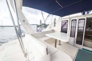cockpit, Leopard 42, catamaran for sale