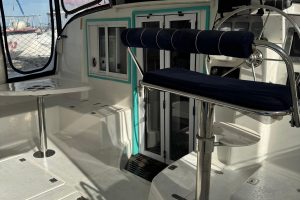 cockpit, Fortuna 401 Island Spirit, catamaran for sale