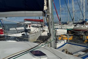 deck, Fortuna 401 Island Spirit, catamaran for sale