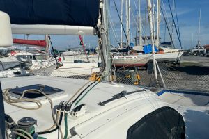 deck, Fortuna 401 Island Spirit, catamaran for sale