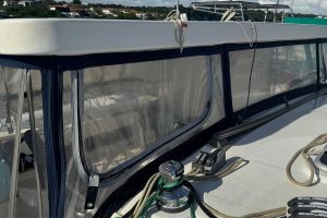 cockpit, Fortuna 401 Island Spirit, catamaran for sale