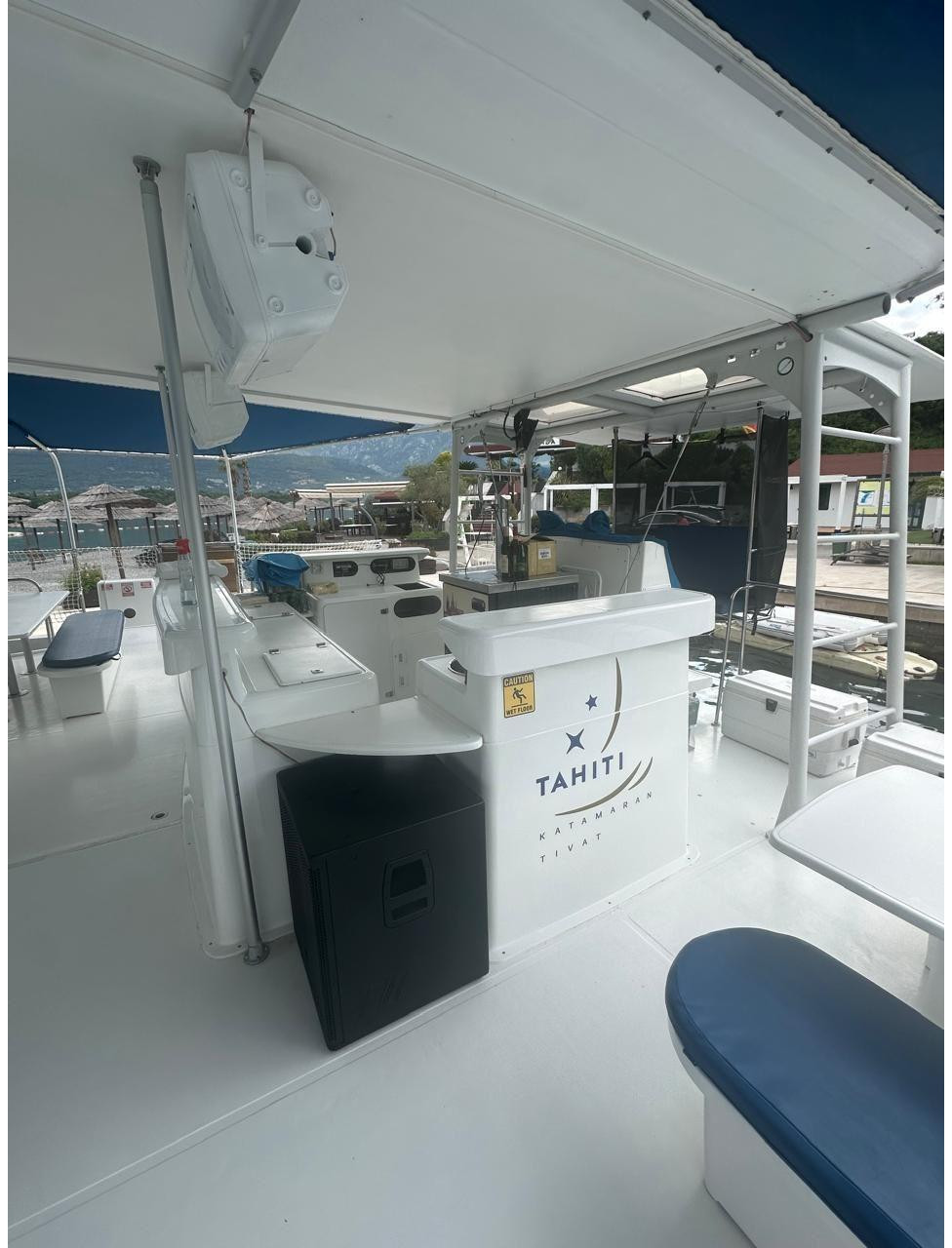 cockpit, FP 80 Tahiti, catamaran for sale