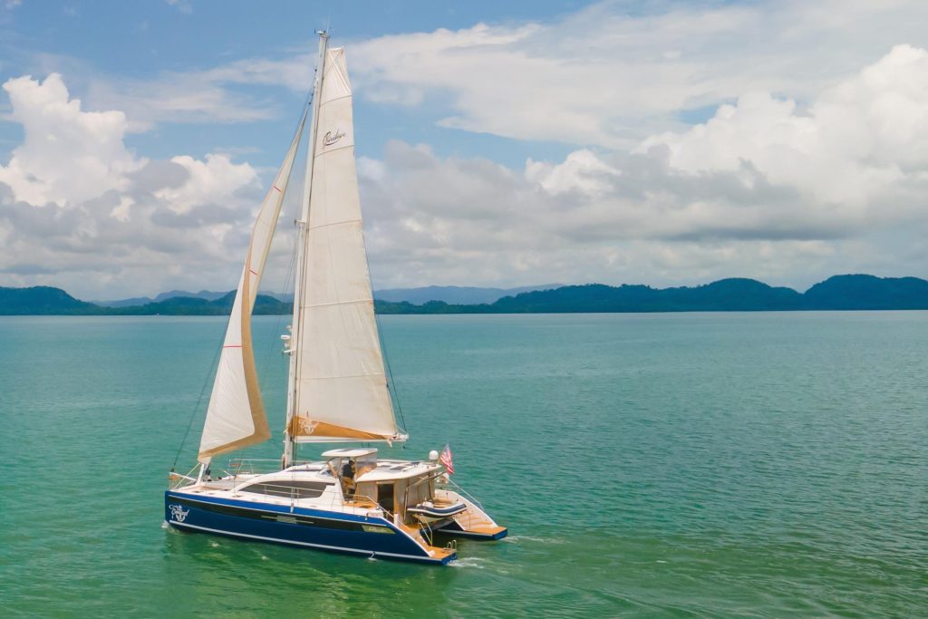 2023 Privilege Signature 510 catamaran S/V Emmanuel under sail
