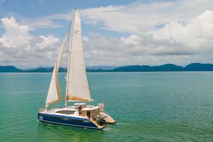 underway, Privilege 510, catamaran for sale