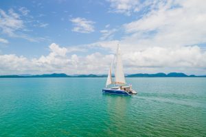 underway, Privilege 510, catamaran for sale