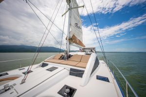 deck, Privilege 510, catamaran for sale