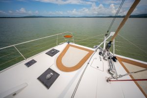 deck, Privilege 510, catamaran for sale