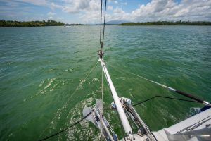 deck, Privilege 510, catamaran for sale