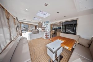 salon, Privilege 510, catamaran for sale