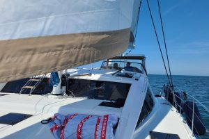 deck, Privilege 510, catamaran for sale