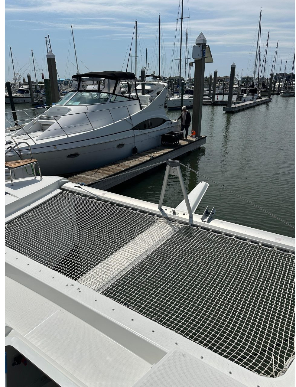 deck, FP 42 Astrea, catamaran for sale