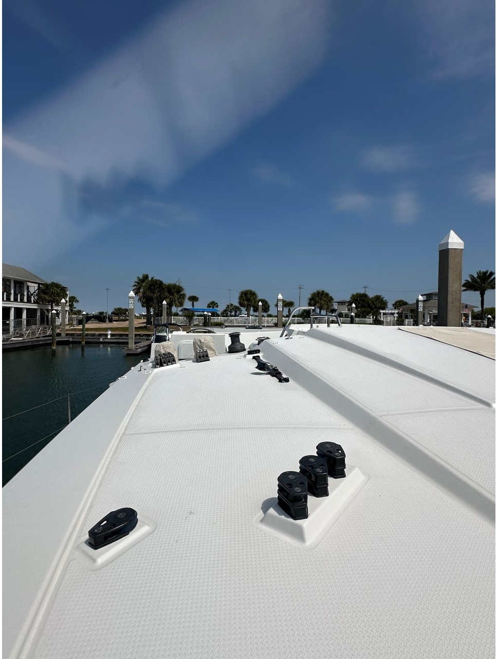 deck, FP 42 Astrea, catamaran for sale