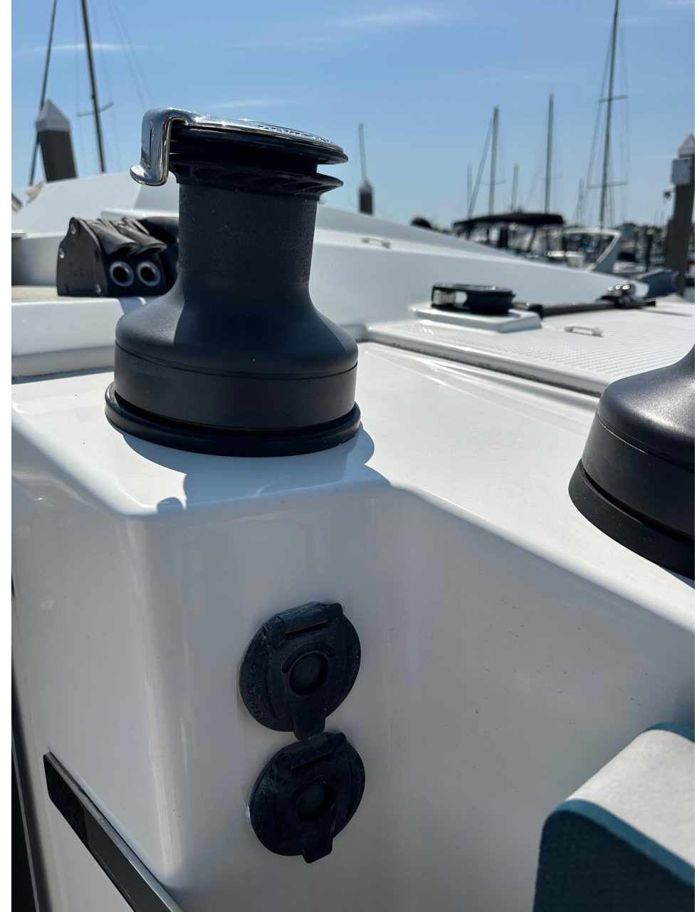 deck, FP 42 Astrea, catamaran for sale