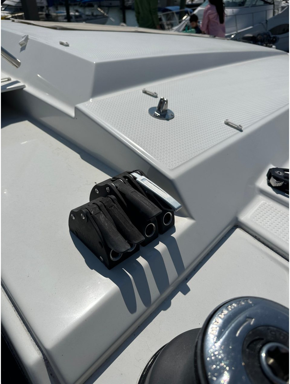 deck, FP 42 Astrea, catamaran for sale