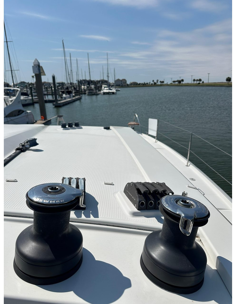 deck, FP 42 Astrea, catamaran for sale