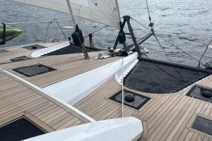 deck, Privilege 510, catamaran for sale