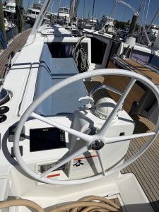 helm, Beneteau 48 Oceanis, sailboat for sale