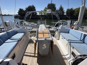 cockpit, Beneteau 48 Oceanis, sailboat for sale