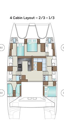 Privilege 510, catamaran for sale