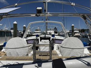 helm, Beneteau 48 Oceanis, sailboat for sale
