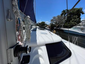 deck, Knysna 500, catamaran for sale