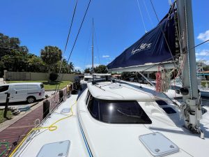 deck, Knysna 500, catamaran for sale