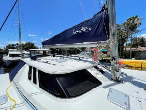 deck, Knysna 500, catamaran for sale