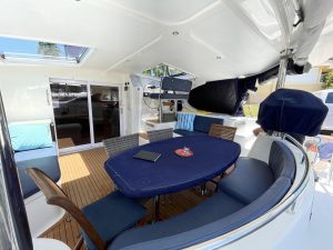 cockpit, Knysna 500, catamaran for sale