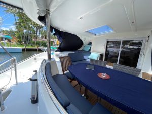 cockpit, Knysna 500, catamaran for sale