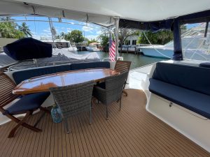 cockpit, Knysna 500, catamaran for sale