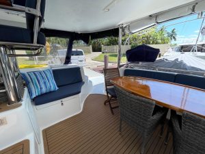 cockpit, Knysna 500, catamaran for sale