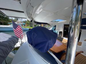 cockpit, Knysna 500, catamaran for sale