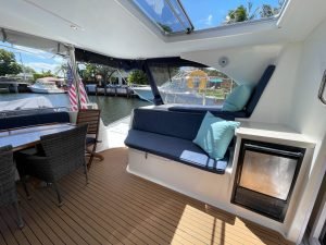 cockpit, Knysna 500, catamaran for sale
