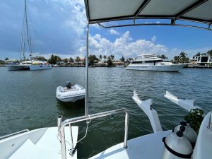 cockpit, Knysna 500, catamaran for sale