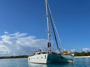 exterior, Knysna 500, catamaran for sale