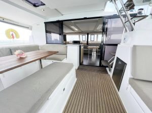 cockpit, FP 47 Saona, catamaran for sale