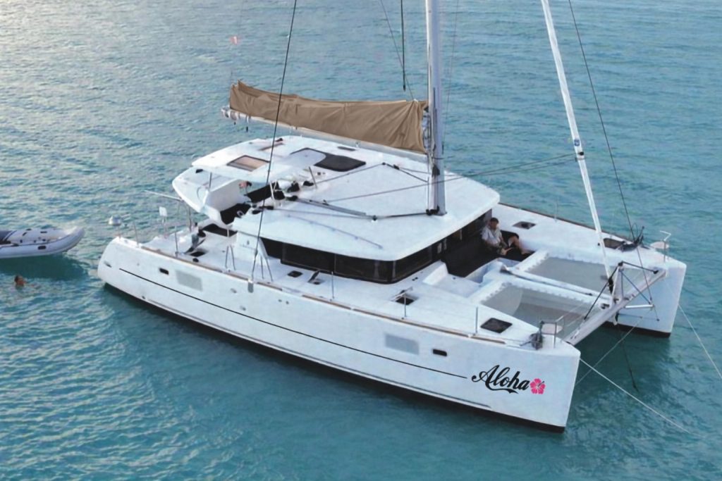 Lagoon 450S S/V ALOHA under sail