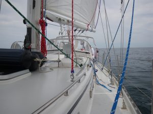deck, Valiant 42, sailboat for sale