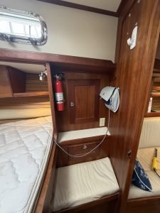 bed, Valiant 42, sailboat for sale
