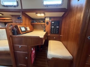 navigation station, Valiant 42, sailboat for sale