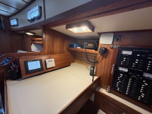 navigation station, Valiant 42, sailboat for sale