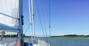 deck, Valiant 42, sailboat for sale