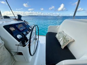 helm, Lagoon 450, catamaran for sale